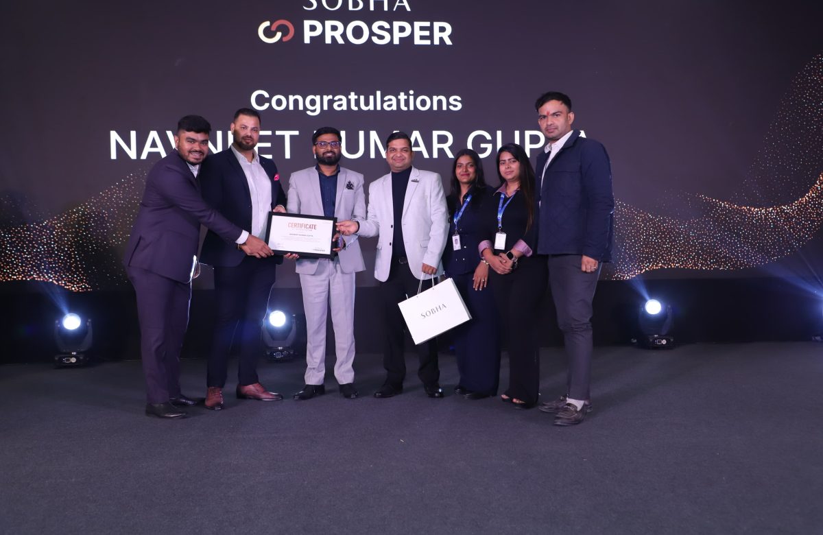  Creators Team Honored with Certificate of Appreciation for Outstanding Performance at SOBHA Prosper