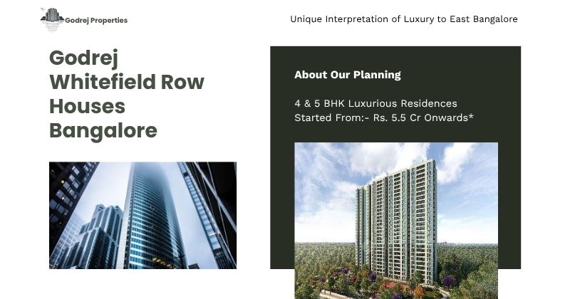 Godrej Whitefield Row Houses Bangalore Explore French Inspired 1